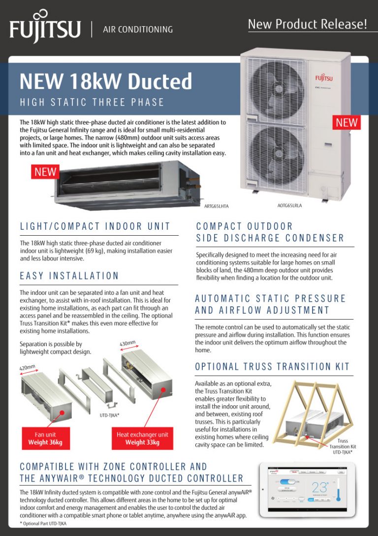 Valley Air Conditioning Fujitsu Ducted Brochures