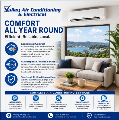 Air conditioning repairs Gosford NSW